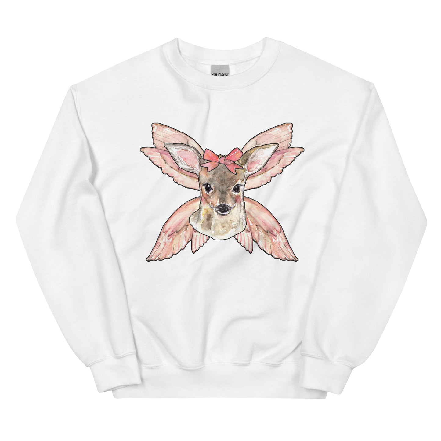 BE NOT AFRAID Fawn Angel Unisex Women's Sweatshirt