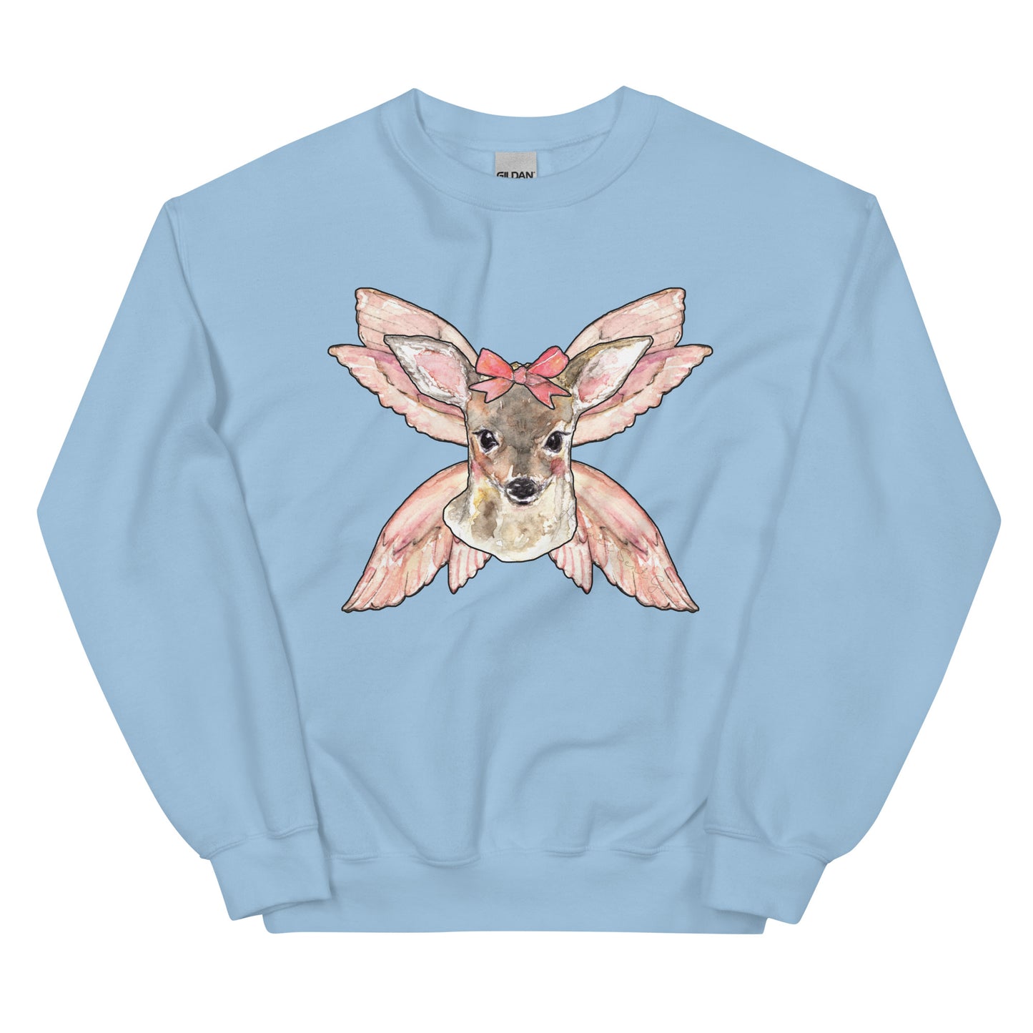 BE NOT AFRAID Fawn Angel Unisex Women's Sweatshirt