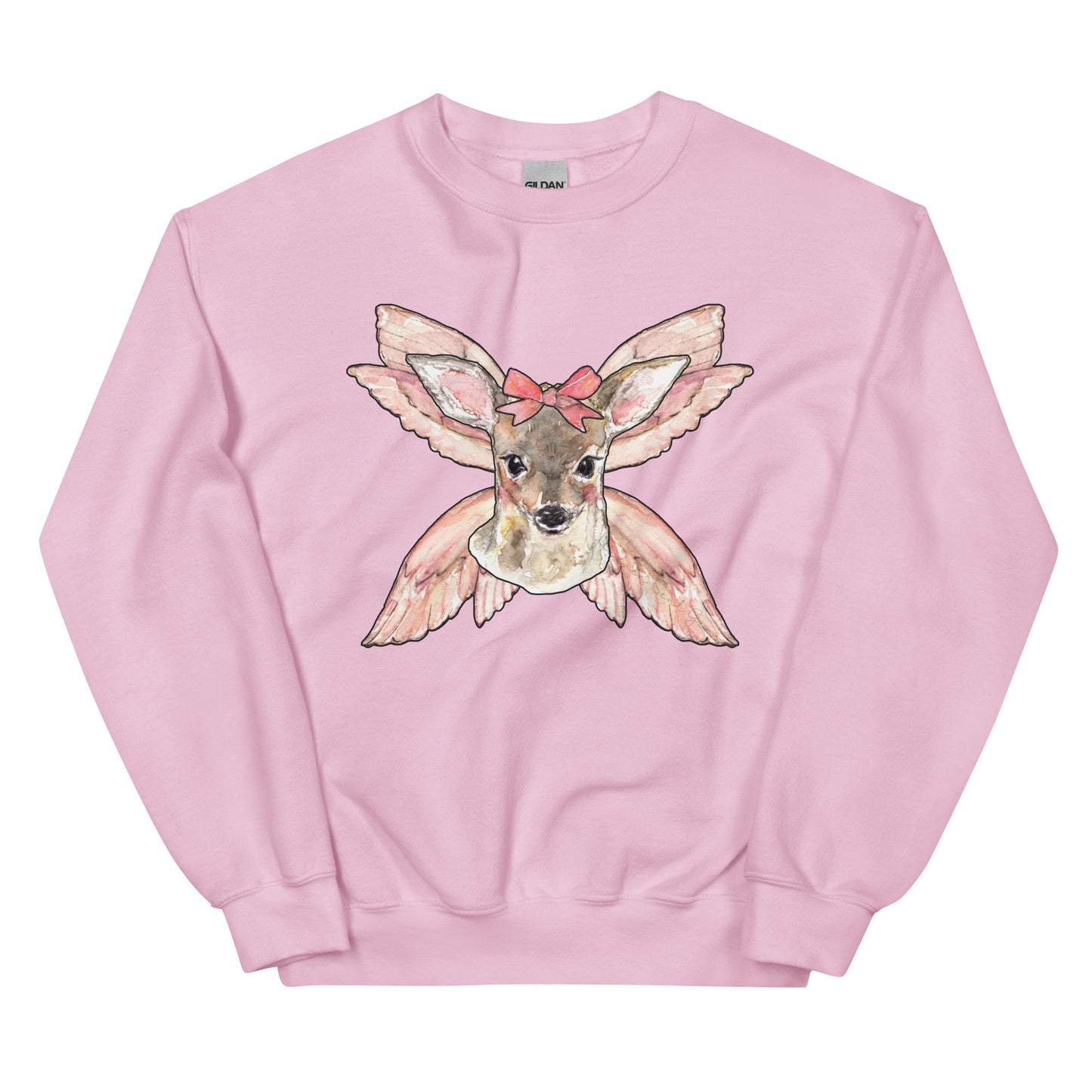 BE NOT AFRAID Fawn Angel Unisex Women's Sweatshirt