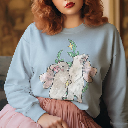 BESTIES Coquette Fairy Bunny Unisex Women's Sweatshirt