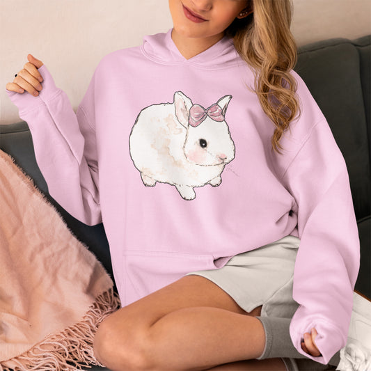 JUST A GIRL Coquette Bunny Unisex Women's Sweatshirt