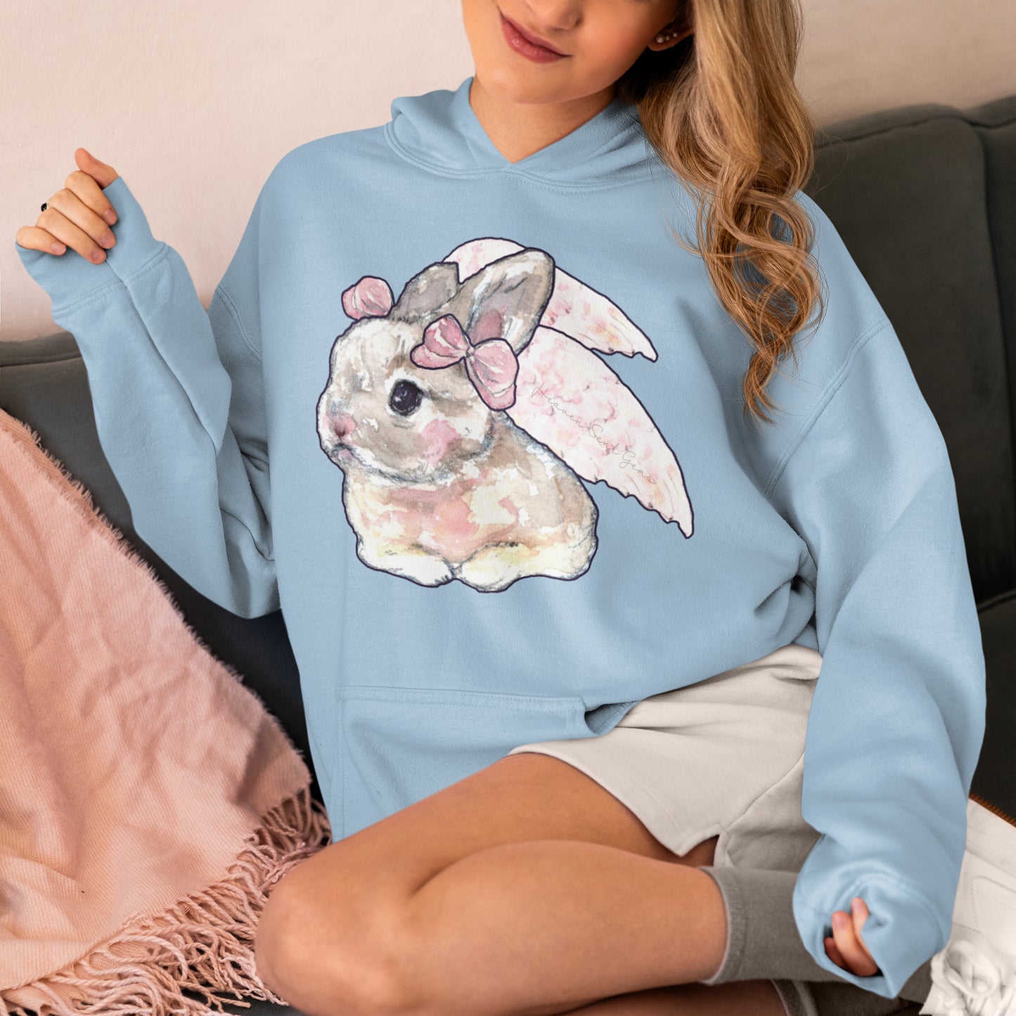 LOLITA Cherub Bunny with Bows Unisex Women's Hoodie