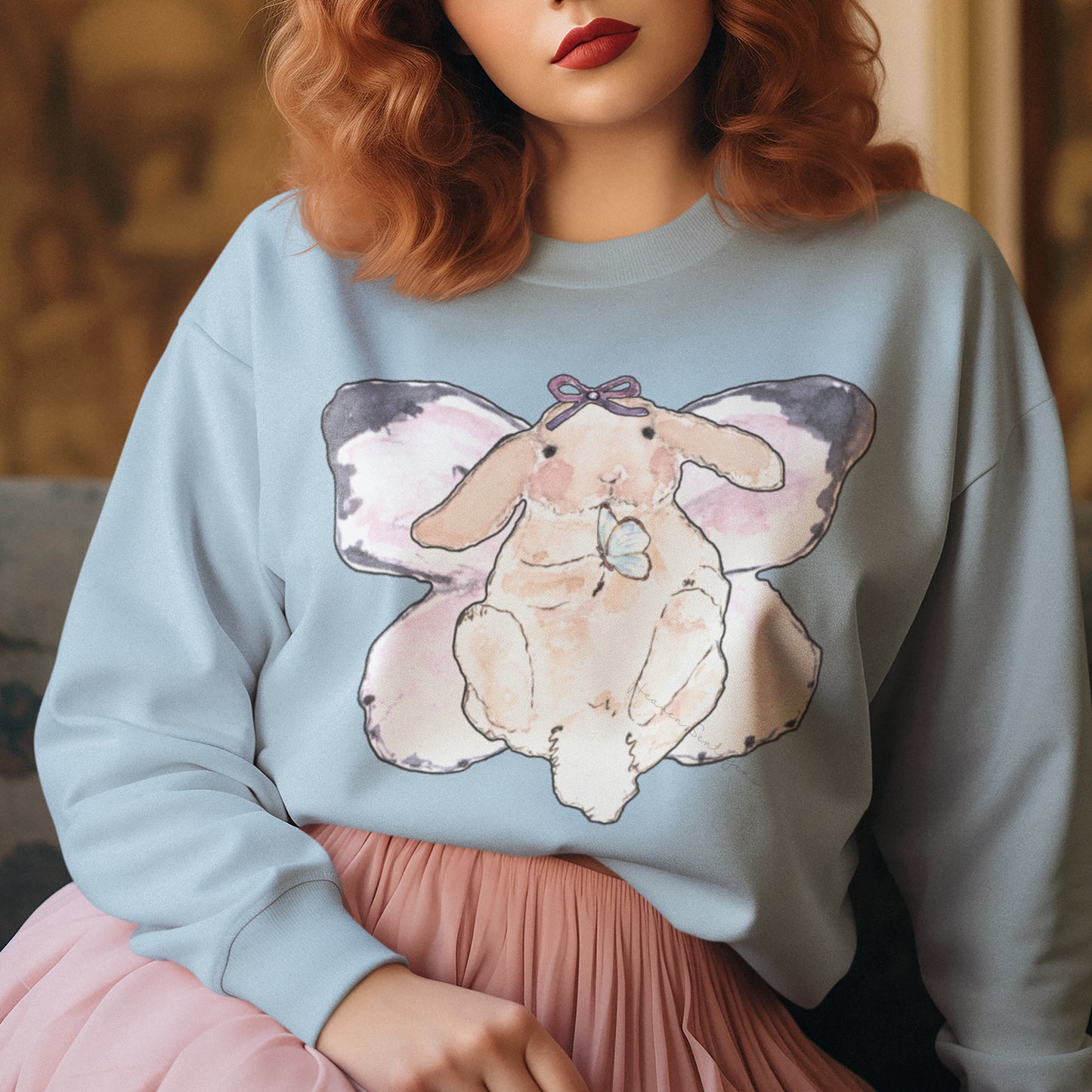 PSYCHE Butterfly Bunny Unisex Women's Sweatshirt