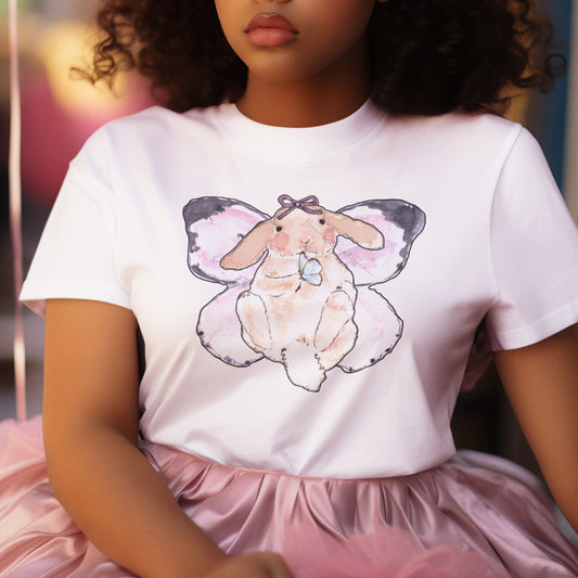 PSYCHE Butterfly Bunny Unisex Women's T-shirt