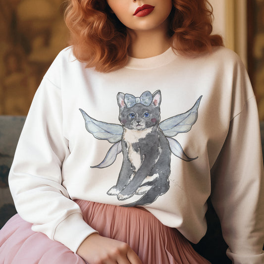 TULIP Spring Fairy Kitten Unisex Women's Sweatshirt