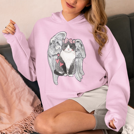 VALENTINA - Cupid Coquette Kitten Unisex Women's Hoodie