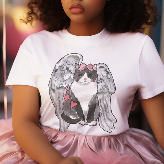 VALENTINA Cherub Coquette Kitten Unisex Women's T-shirt